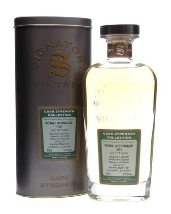 Royal Lochnagar 1991 17年 Signatory Cask Strength Collection