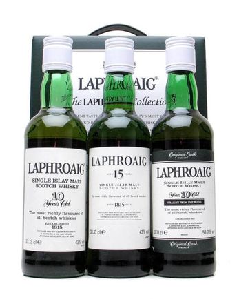 Laphroaig Collection 10年 15年 10年 Cask Str 3x33cl
