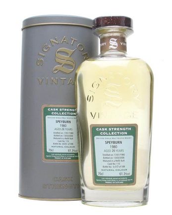 Speyburn 1980 26年 Signatory Cask Strength Collection