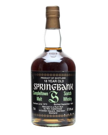 Springbank 1973 18年 Rum Butt Cadenhead's 75cl