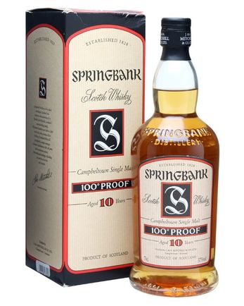 Springbank 10年 100 Proof Old Presentation