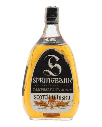 Springbank 15年 Bottled 1970s