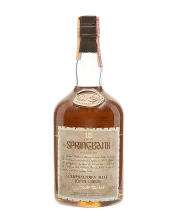Springbank 15年 Bottled 1980s 75cl