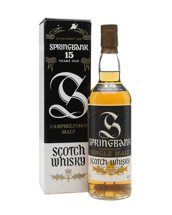 Springbank 15年 Tall Black Label Bottled 1990s