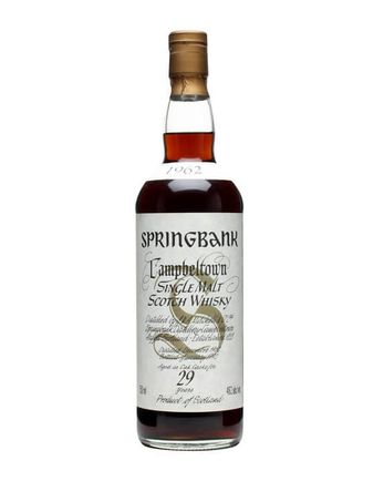 Springbank 1962 29年 Sherry Cask