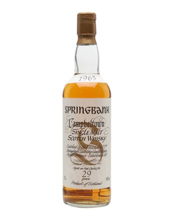 Springbank 1965 29年 Bottled 1990s