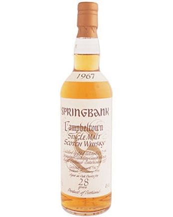 Springbank 1967 28年 White Label