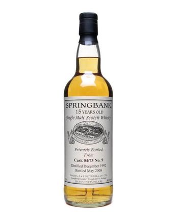 Springbank 1992 15年 04 73 No.9