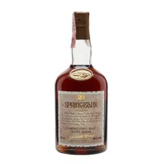 Springbank 21 Year Old / Dumpy Bottle / Bottled 1980s