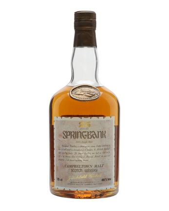 Springbank 25年 Bottled 1980's
