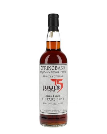 Springbank Juul's 75 34年