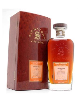 Springbank 1970 36年 Sherry Butt Signatory