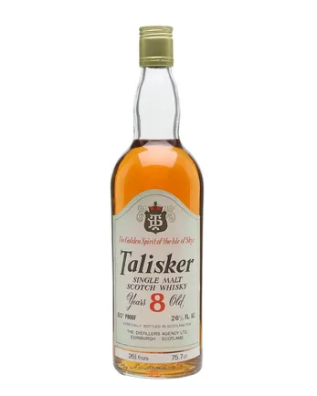Talisker 8年 Clear Glass Bottled 1970s