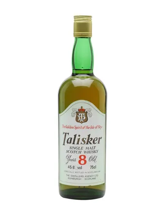 Talisker 8年 DT Label Bottled 1980s