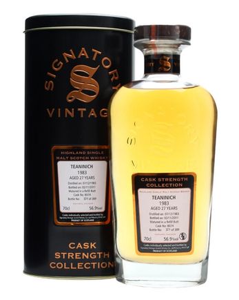 Teaninich 1983 27年 Sherry Butt #8074 Signatory Cask Strength Collection