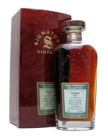 Tomatin 1967 40年 Signatory Cask Strength Collection