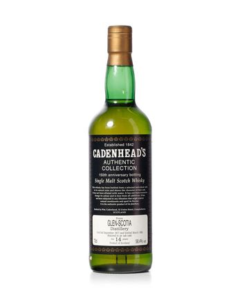 Glen Scotia 1977 14年 Cadenhead's 150th