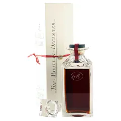 Macallan 25 Year Old, Crystal Decanter with Stopper and Box