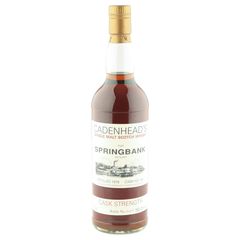 Springbank 1978, Cadenhead's Cask Strength Bottling, Cask #196